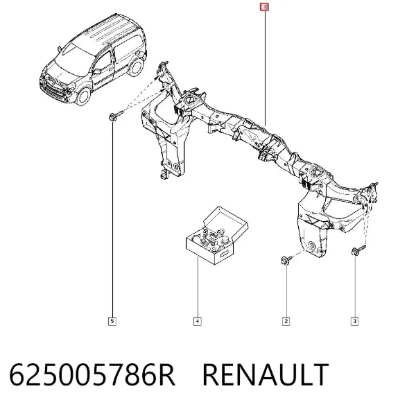Рамка радиатора 625005786R Renault (RVI)