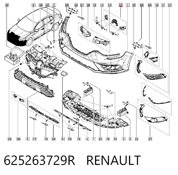  625263729R Renault (RVI)