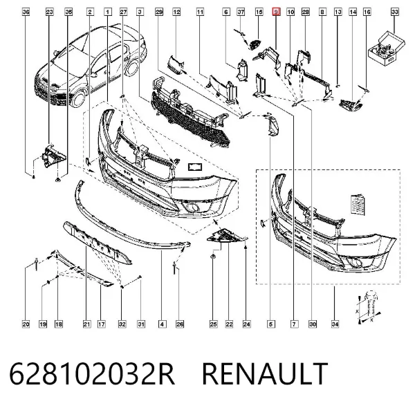  628102032R Renault (RVI)