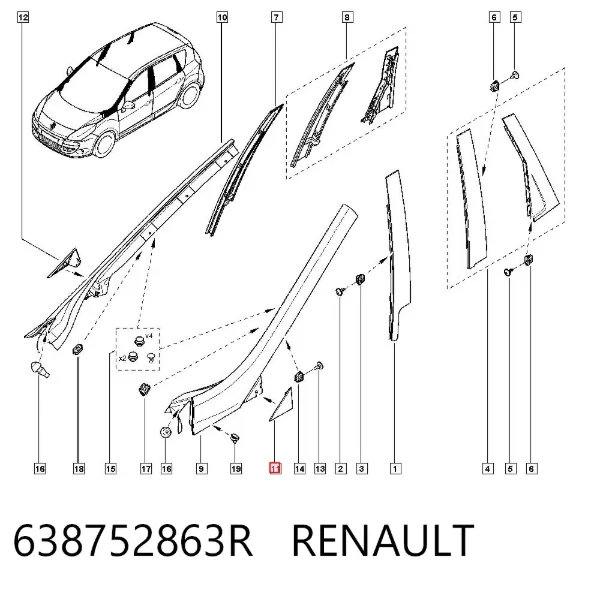  638752863R Renault (RVI)