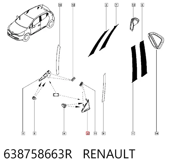  638758663R Renault (RVI)