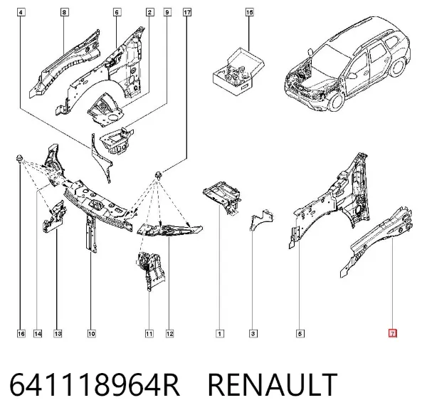  641118964R Renault (RVI)