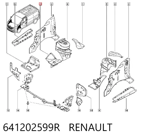 641202599R Renault (RVI)