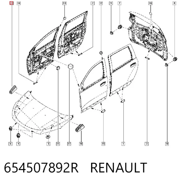  654507892R Renault (RVI)