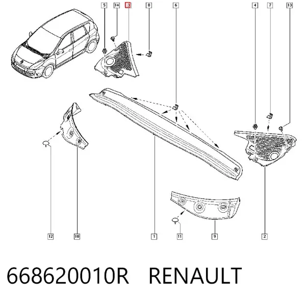  668620010R Renault (RVI)