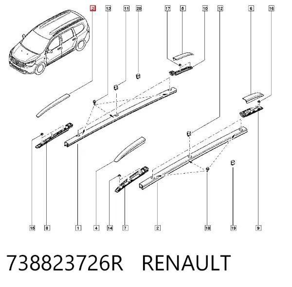  738823726R Renault (RVI)