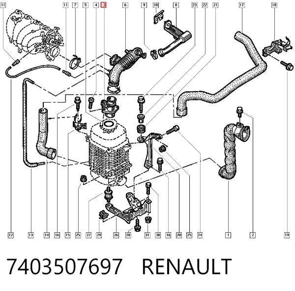 ДМРВ 7403507697 Renault (RVI)