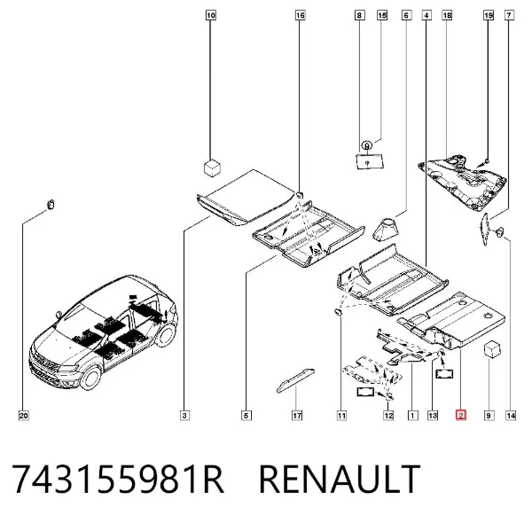  743155981R Renault (RVI)
