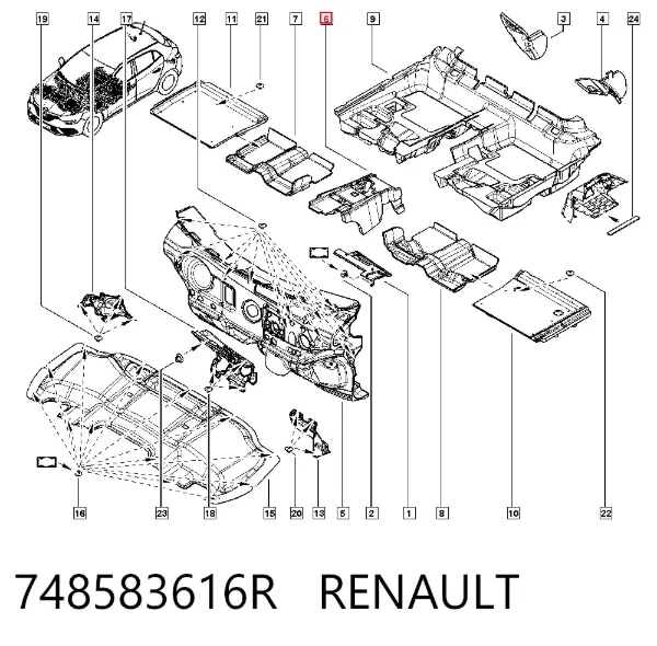  748583616R Renault (RVI)