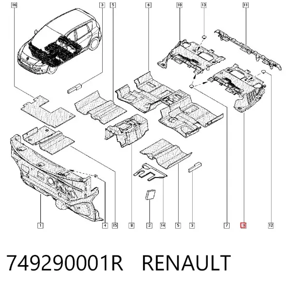  749290001R Renault (RVI)