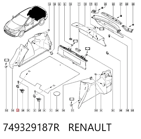  749329187R Renault (RVI)