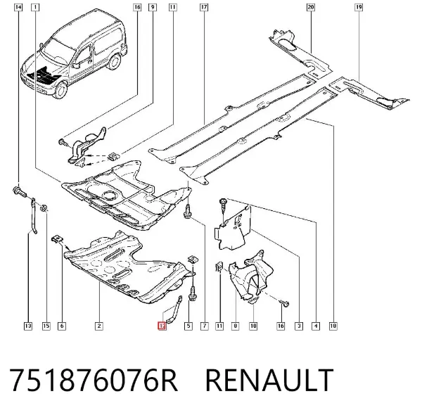  751876076R Renault (RVI)