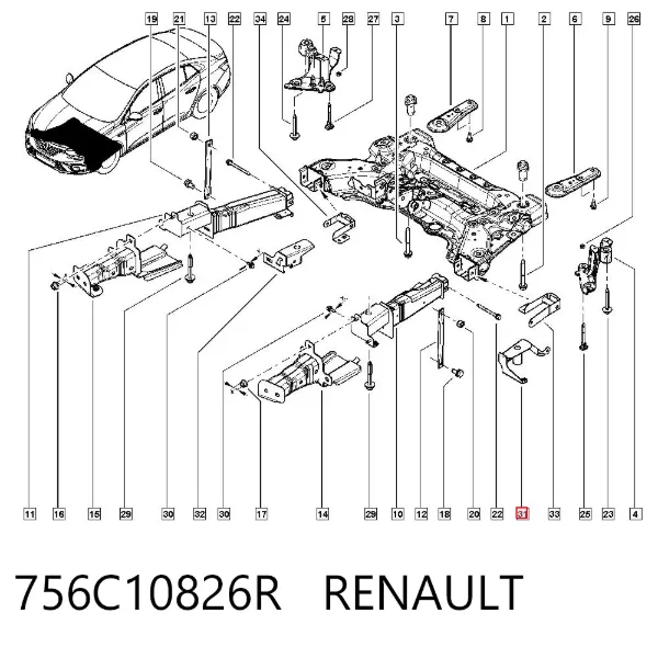  756C10826R Renault (RVI)