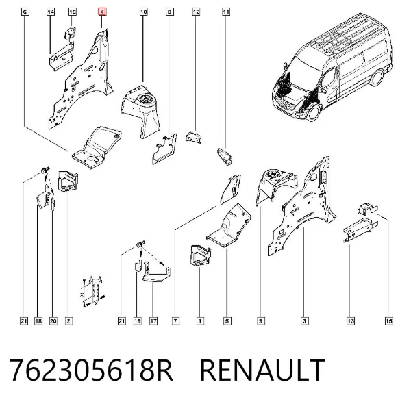  762305618R Renault (RVI)