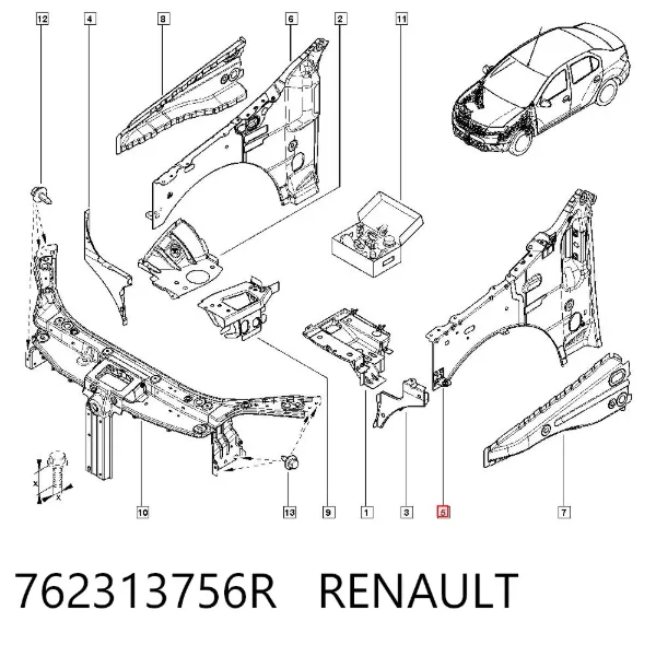  762313756R Renault (RVI)