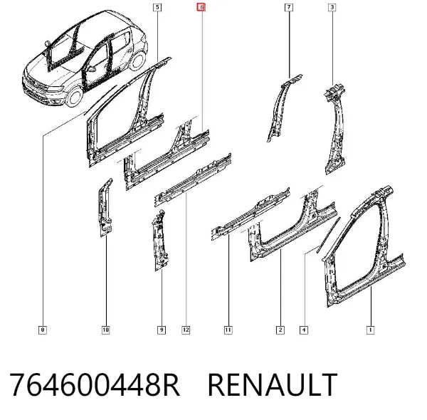  764600448R Renault (RVI)