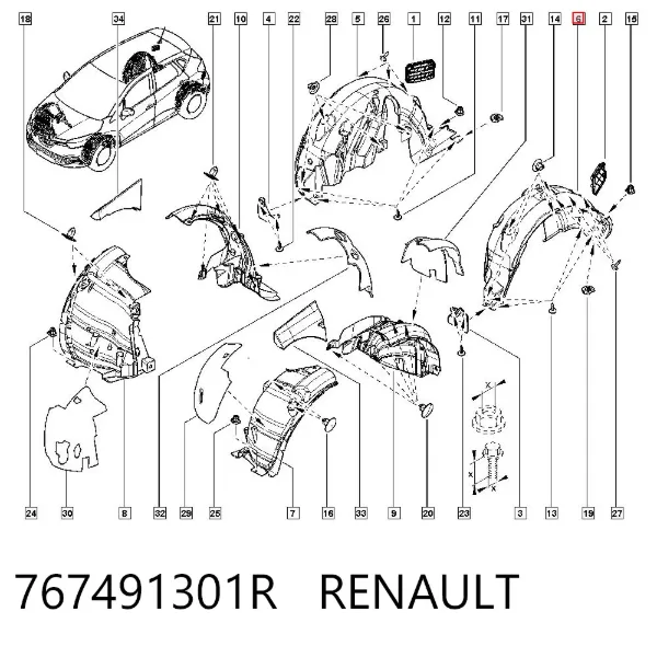  767491301R Renault (RVI)