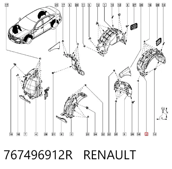  767496912R Renault (RVI)