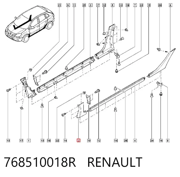  768510018R Renault (RVI)