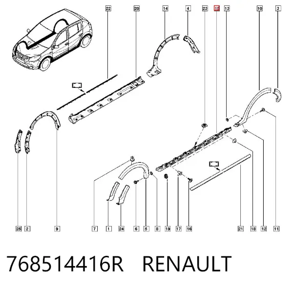  768514416R Renault (RVI)