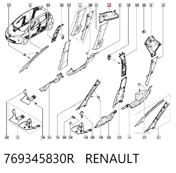  769345830R Renault (RVI)