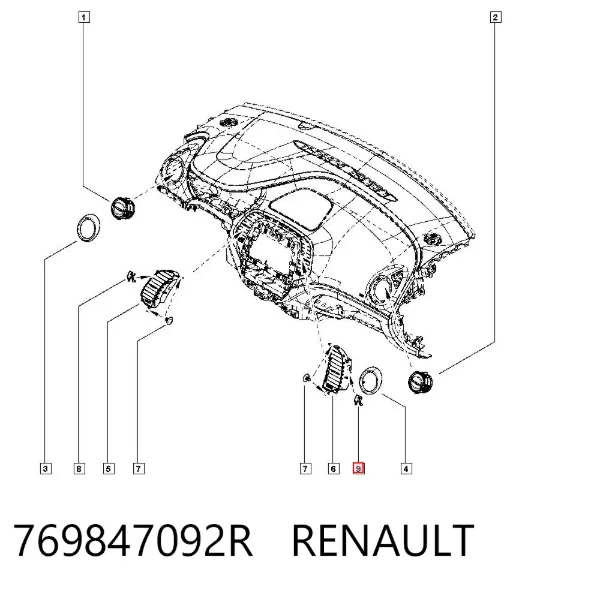  769847092R Renault (RVI)