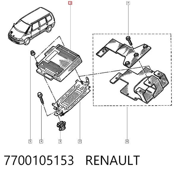  7700105153 Renault (RVI)