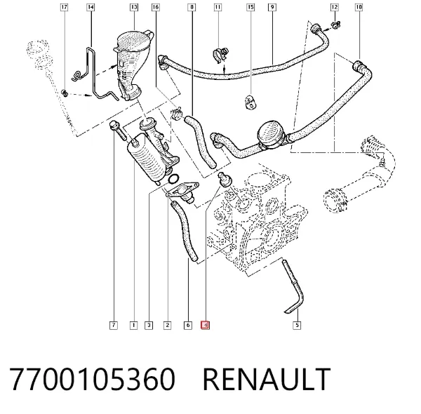  7700105360 Renault (RVI)
