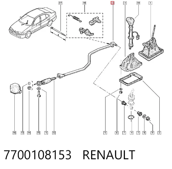 7700108153 Renault (RVI)