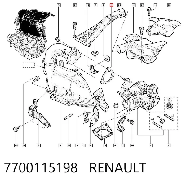  7700115198 Renault (RVI)