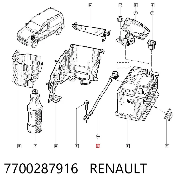  7700287916 Renault (RVI)