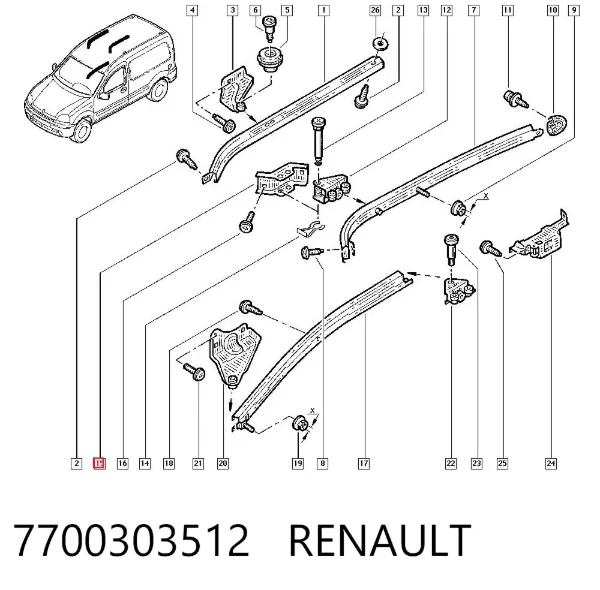  7700303512 Renault (RVI)