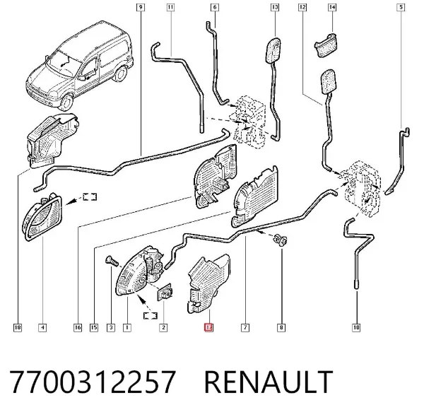  7700312257 Renault (RVI)