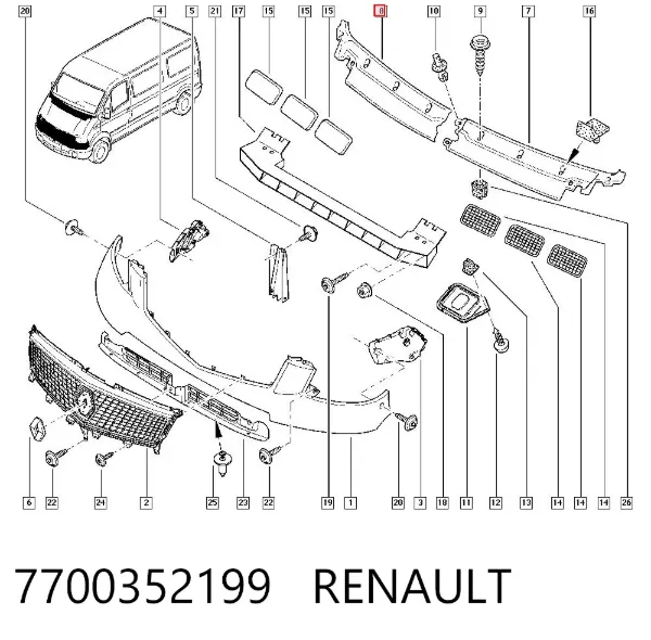  7700352199 Renault (RVI)