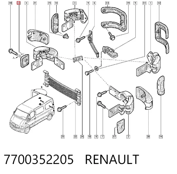  7700352205 Renault (RVI)