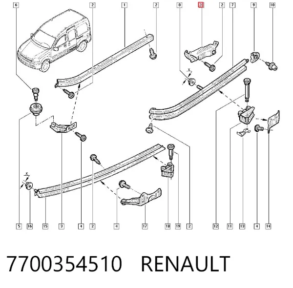  7700354510 Renault (RVI)
