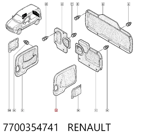  7700354741 Renault (RVI)