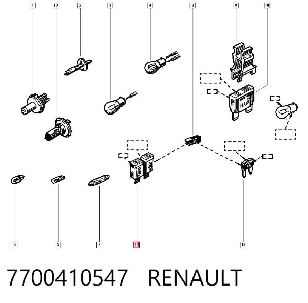  7700410547 Renault (RVI)
