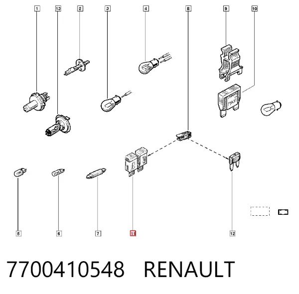  7700410548 Renault (RVI)