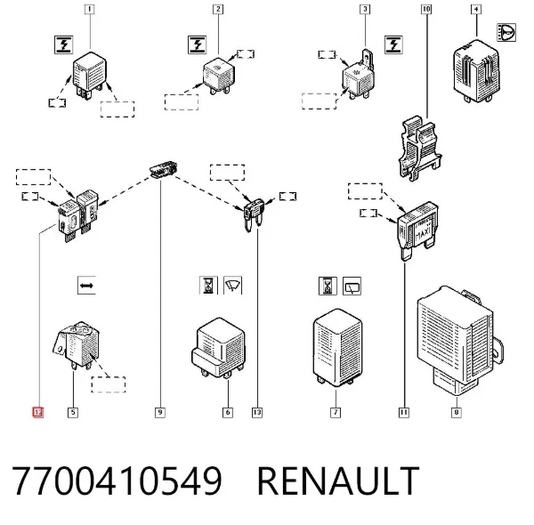  7700410549 Renault (RVI)