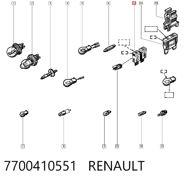  7700410551 Renault (RVI)