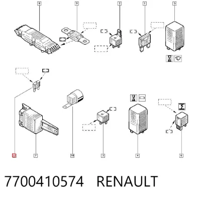 Предохранитель RENAULT 7700410574