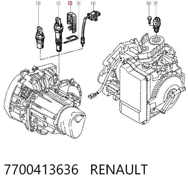  7700413636 Renault (RVI)