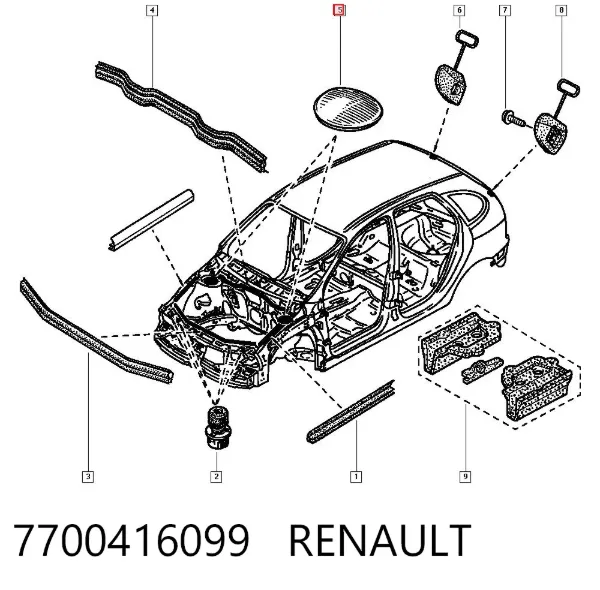  7700416099 Renault (RVI)