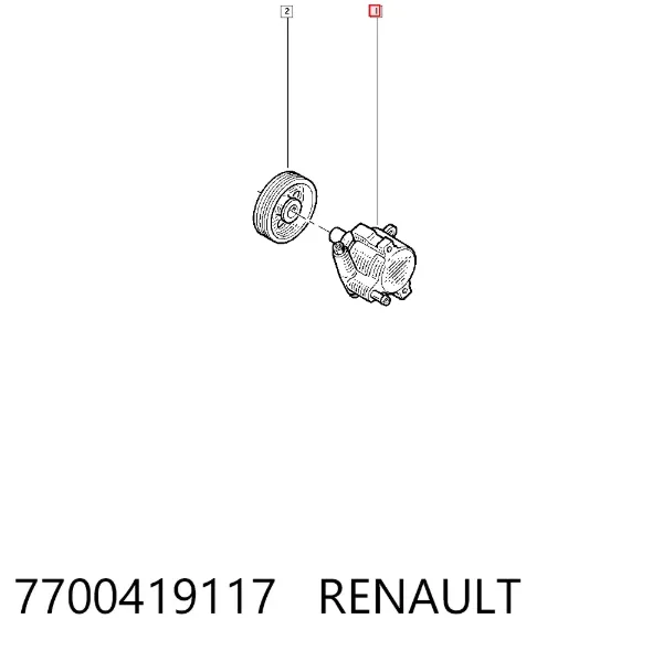 Насос ГУР 7700419117 Renault (RVI)