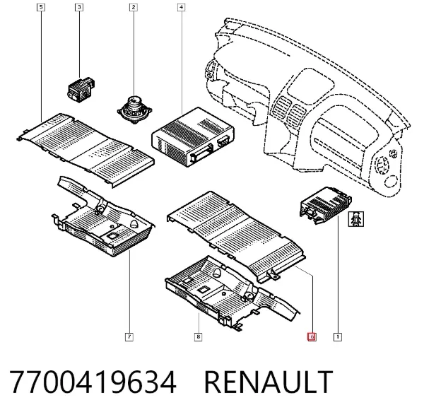  7700419634 Renault (RVI)