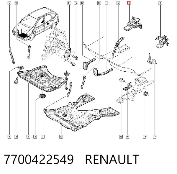  7700422549 Renault (RVI)