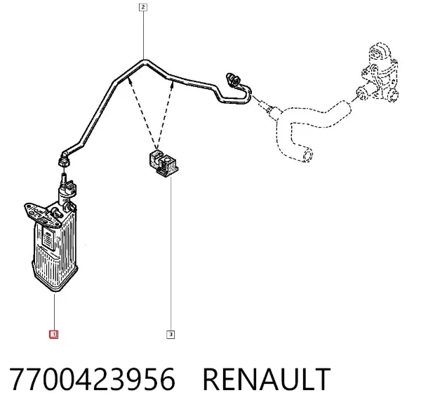 Адсорбер 7700423956 Renault (RVI)