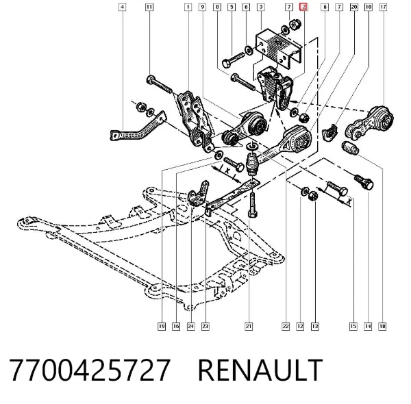  7700425727 Renault (RVI)