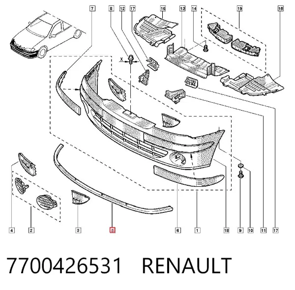  7700426531 Renault (RVI)
